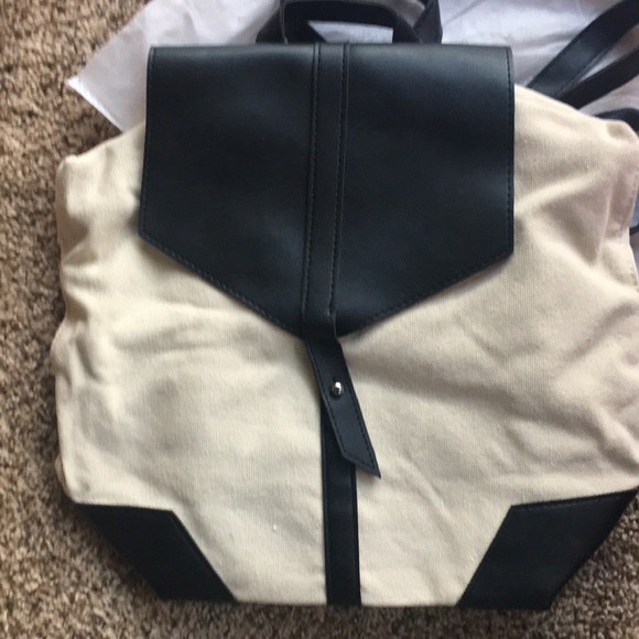 DEUX LUX backpack with black vegan leather trim - Picture 3 of 10